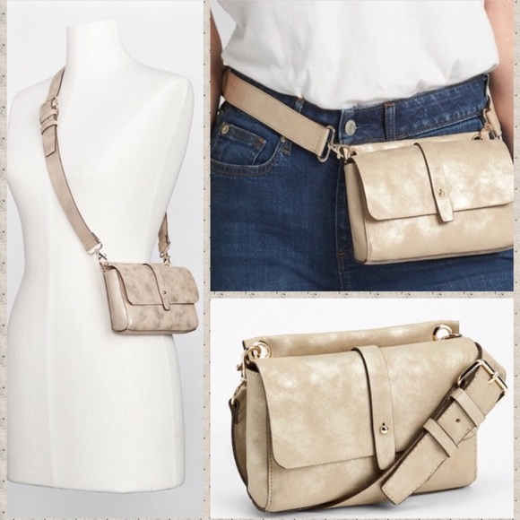 Zara Bags Left Nwt Zara Belt Bag Leather Backpack Poshmark